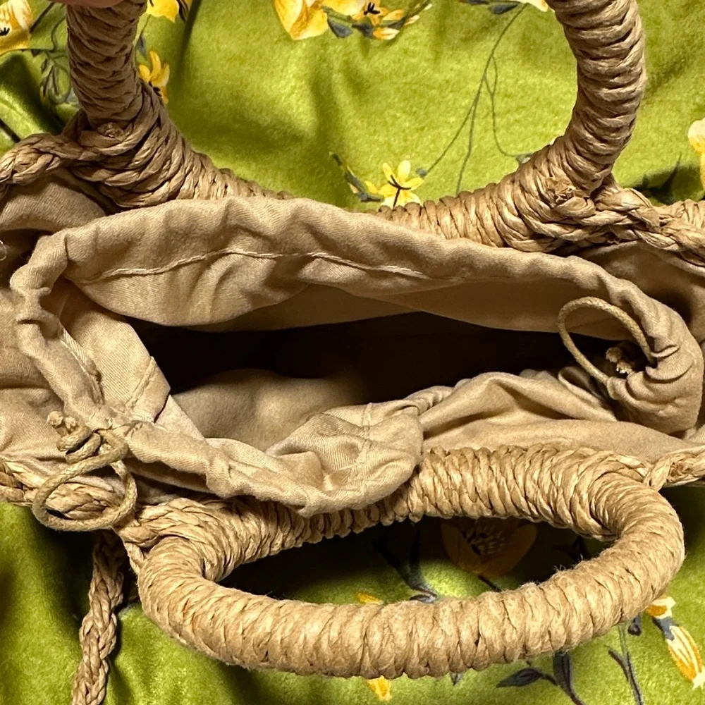 Handwoven Tan Women Bag